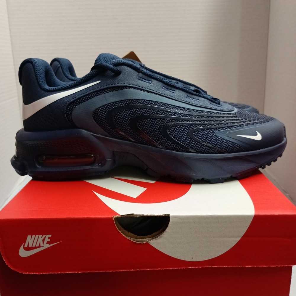 NEW Air‎ Max Fire Men's Size 8 Midnight Navy/White IF2621-400